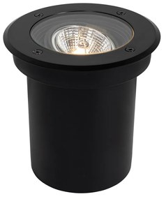 Faretto da terra moderno per esterni nero AR70 orientabile IP65 - Delux