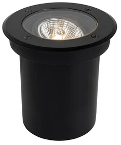 Faretto da terra moderno per esterni nero AR70 orientabile IP65 - Delux
