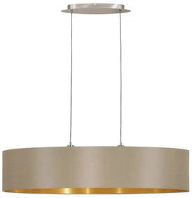Eglo 31618 - Lampadario a sospensione con filo MASERLO 2xE27/60W/230V