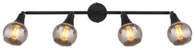 Globo 57904-4 - Faretto GLYPTAR 4xE14/40W/230V nero