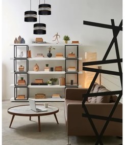 Lampadario a sospensione con filo CORAL 3xE27/60W/230V nero