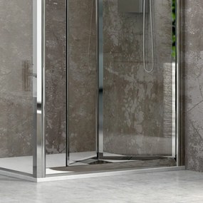 Cabina doccia 80x80cm apertura a libro KM4000S - KAMALU
