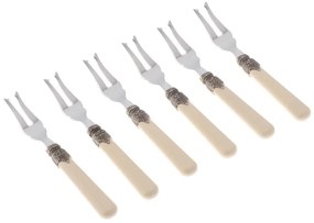 Forchetta Antipasto - Set 6 Pezzi - Classic - Posate Colorate -