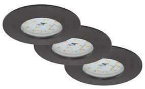 Briloner 7295-031-SET 3x Lampada LED dimmerabile da bagno LED/6,5W/230V IP44