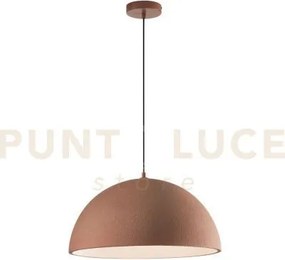 Lampadario a sospensione xenia rossa in pu 1 luce attacco e27 50x25...