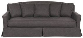 Fodera color grigio scuro per divano a 3 posti GILJA Beliani