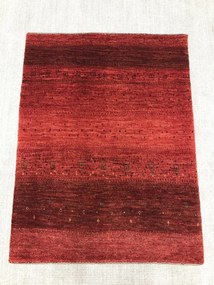 Loribaft Tappeto 130 x 100 Rosso (Iran) Annodato A Mano