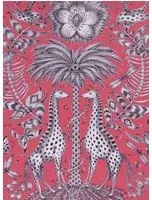 Clarke & Clarke Carta da parati Kruger - Magenta