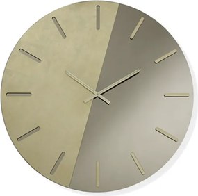 Orologio da parete MACK rotondo D80 cm bicolore Bronzo e Oro