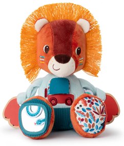 Lilliputiens - Giocattolo di stoffa con attività - Jack il leone