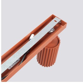 Faretto color mattone 6,5x81 cm Gleam – Sollux