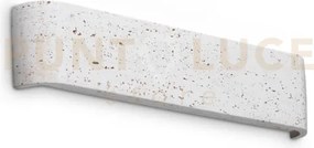 Delta applique biemissione led 14 w 1550 lm 3000k cemento 41cm