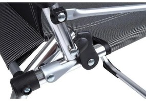 Sedia da campeggio pieghevole grigia