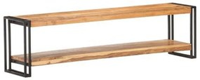 Mobile Porta Tv 150x30x40 Cm İn Legno Massello Di Acacia /