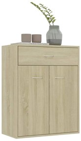 Credenza rovere sonoma 60x30x75 cm in truciolato