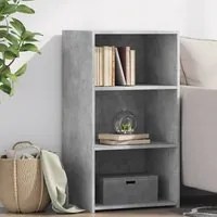 Credenza Grigio Cemento 50x41x93 cm in Legno Multistrato 846365