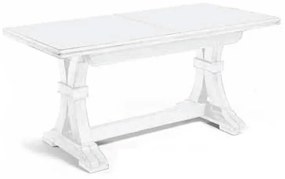 DUSTIN - tavolo da pranzo allungabile in legno massello 85x160/205/250/295/340