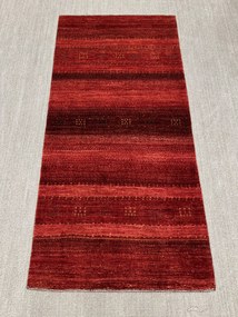 Loribaft Tappeto 200x100 Rosso (Iran) Annodato A Mano