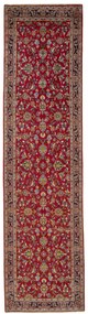 Kashan Tappeto persiano 100 x 390 Rosso (Iran) Annodato A Mano