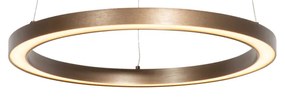 Lampada a sospensione in bronzo 40 cm con LED dimmerabile a 3 step - Girello