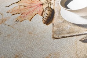 Quadro su tela – Tazza di caffè autunnale