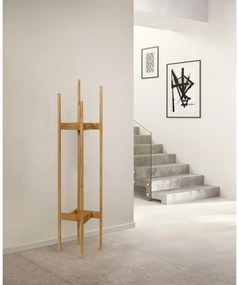 Appendiabiti in rovere massiccio Hilbert - Woodman