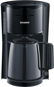 Severin KA 9306 - Macchina da caffè con caraffa termica 1 l 1000 W/230 V, nera