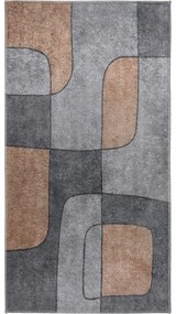Tappeto lavabile grigio 50x80 cm - Vitaus