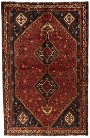 Shiraz Tappeto persiano 280 x 190 Rosso (Iran) Annodato A Mano