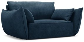 Poltrona blu scuro Vanda - Mazzini Sofas