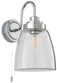 Endon 77088-Applique da bagno ASHBURY 1xE14/4W/230V IP44 cromo lucido