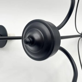 Brilagi - LED Lampadario a sospensione con catena COTTAGE 3xE14/40W/230V nero/marrone