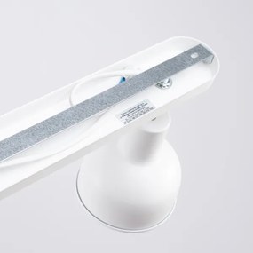 Sollux SL.1314 - Faretto ELBA 2xE27/15W/230V bianco