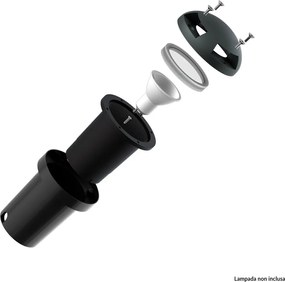 Faretto Calpestabile GU10 4 Direzioni IP66 - Doppio Pressacavo