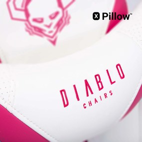 Sedia da gaming Diablo X-Ray Normal Size: Bianco Rosa