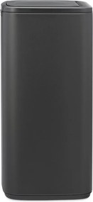 Cestino per la spazzatura grigio scuro in acciaio touch 30 l Bo Touch – Brabantia