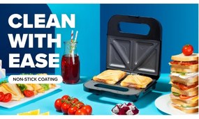 Niceboy ION Snacker S1 - Macchina per i panini 750W/230V cromo opaco/nero