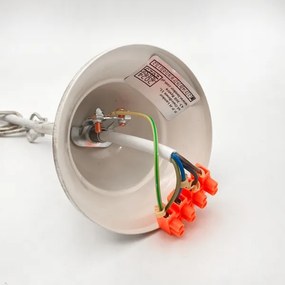 Lampadario a sospensione con catena RETRO 2xE27/60W/230V oro/patina