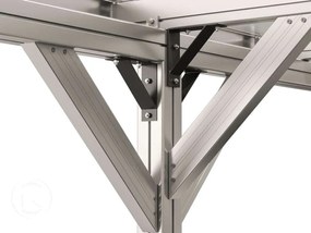 GFP 3,05x5,04m Tettoia per auto, alluminio anodizzato - (GFPV00950)