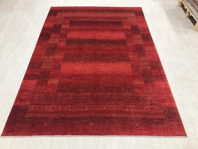 Loribaft Tappeto 220 x 310 Rosso (Iran) Annodato A Mano
