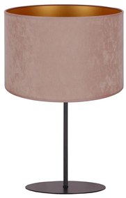 Duolla - Lampada da tavolo ROLLER 1xE14/15W/230V diametro 20 cm beige/oro