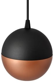 Lampadario LED a sospensione con filo MIDWAY 4xGU10/4,8W/230V nero/rame