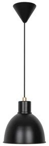 Nordlux - Lampadario a sospensione con filo POP 1xE27/40W/230V nero/oro