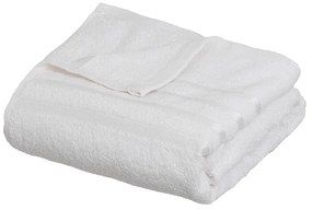 Asciugamano tipo terry bianco in cotone 70x140 cm Simple – Casa Selección