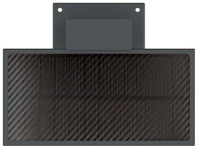 Paletto da giardino Solare Nero 100cm con Sensore di Mov. e Picchetto Colore Bianco Naturale 4.000K