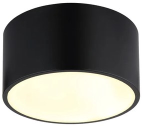 Globo 56964S - Plafoniera LED RAYMOND LED/12W/230V 3000K Ø 15 cm nera