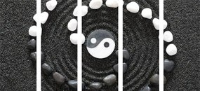 Quadri 5 pezzi – Armonico Yin e Yang