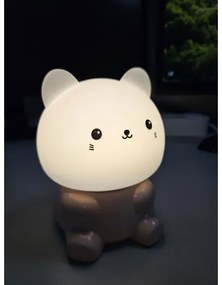 Lampada LED RGBW per bambini, touch, 1W, 5V USB, 1200 mAh, gatto