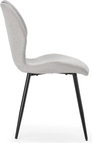 Set di 4 sedie da pranzo grigio chiaro Muli - Marckeric