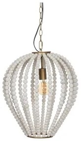 Lampadario Bianco Metallo 220-240 V 43 x 43 x 48 cm